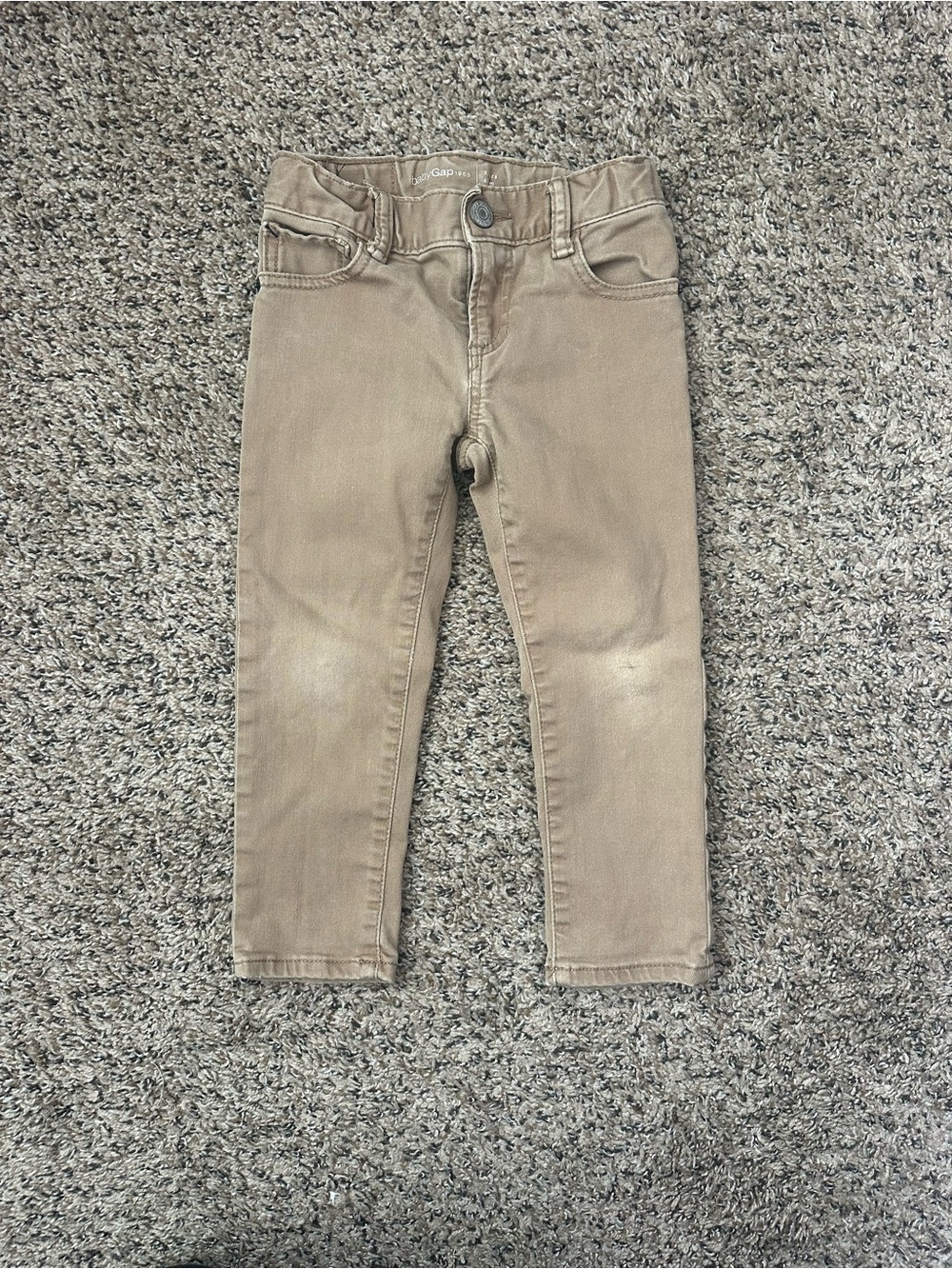 GAP Boys Tan Skinny Jeans
